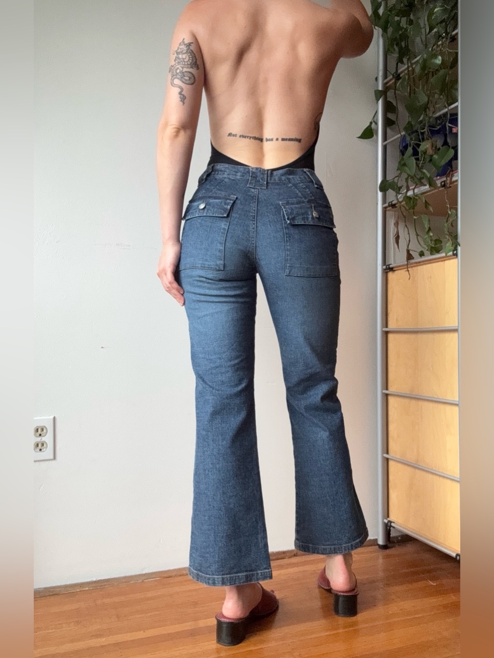 Togo vintage dark wash flare jeans
